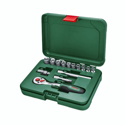 Zestaw kluczy nasadowych ¼" Bosch 1600A02BY0