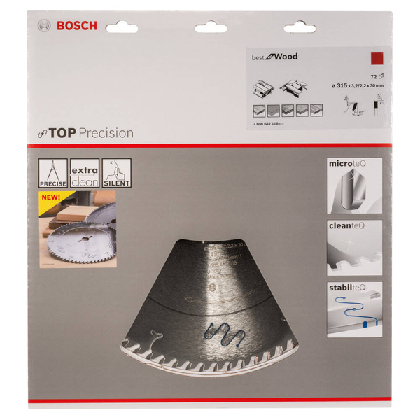 Tarcza do cięcia drewna 315x30 Bosch 2608642118