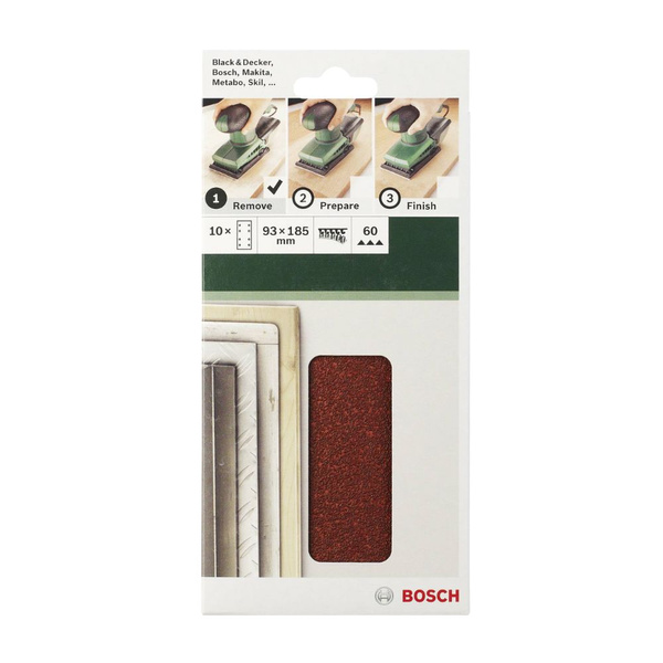 Papier ścierny do szlifierki 230 mm 10 szt. Bosch 2609256B00 