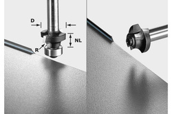 Frez do zaokr.  S8 HW R3 D22-KL OFK Festool 499797