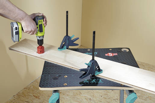 Ścisk do stołów Wolfcraft PRO 65-150-W