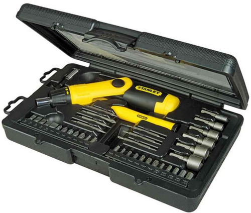 Wkrętak Multi-Bit z grzechotką i 36-cioma wymiennymi końcówkami Stanley 0-63-038