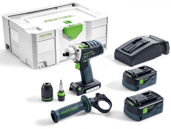 Akumulatorowa udarowa wiertarko-wkrętarka Festool DRC 18/4 Li 5,2-Plus 574696