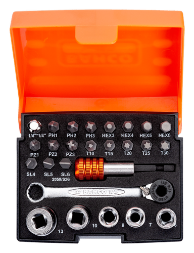 Zestaw narzędzi Bahco 2058/S26 26 el.