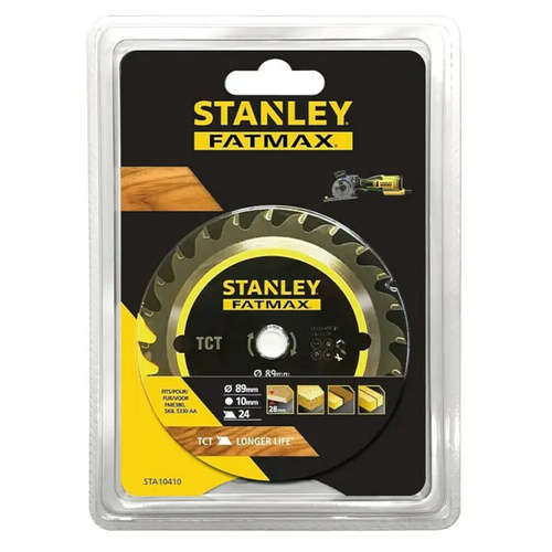 TARCZA PILARSKA DO DREWNA 89x10MM 24Z STANLEY STA10410-XJ