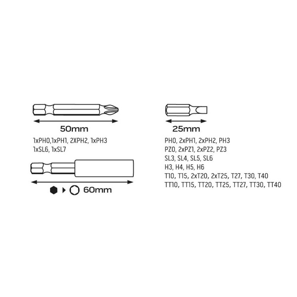 Wkrętak akumulatorowy NEO Tools 1/4'' 04-200