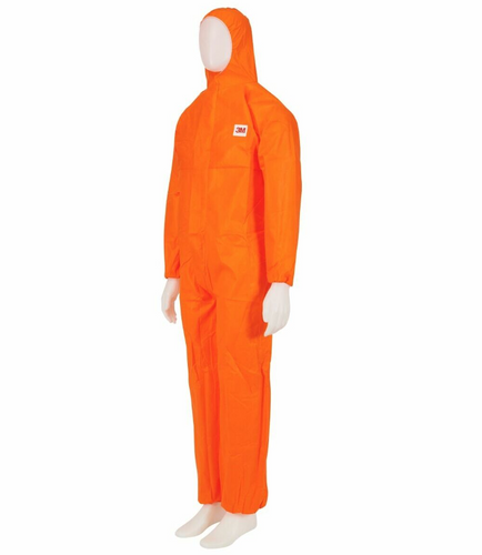 Kombinezon ochronny 3M 4515 kategoria III, pomarańczowy typ 5/6 rozmiar XL