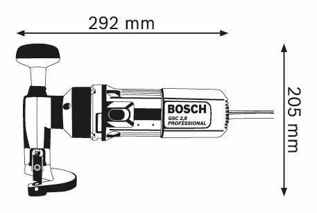 Bosch GSC 2,8 Nożyce