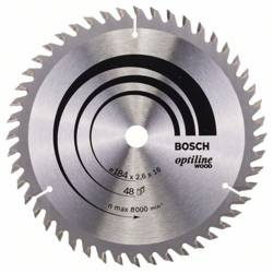 Tarcza pilarska Optiline Wood 184x16 Bosch 2608641181