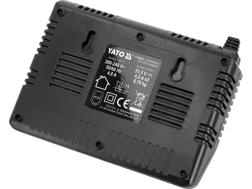 Podwójna ładowarka Yato 18V (2,4-4,5A) YT-828501