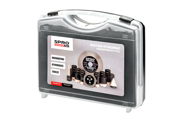 Zestaw koronek i tarcz do gresu PRO PRO-WA354