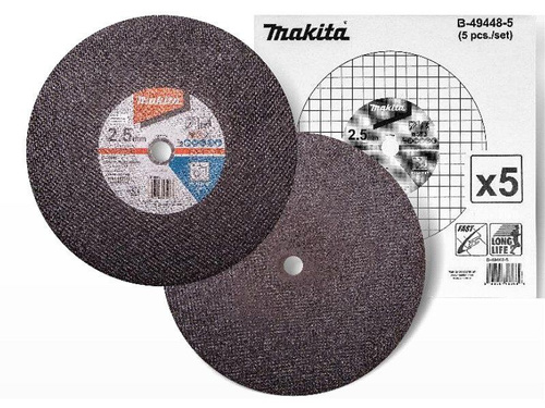 Zestaw 5 szt. tarcz tnących do stali 355X2,5X25,4 Makita B-49448-5