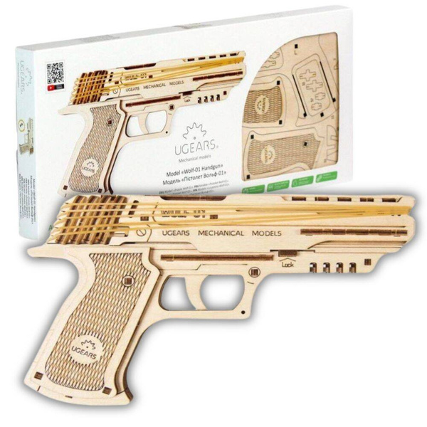 Pistolet Wolf-01 UGEARS 70047