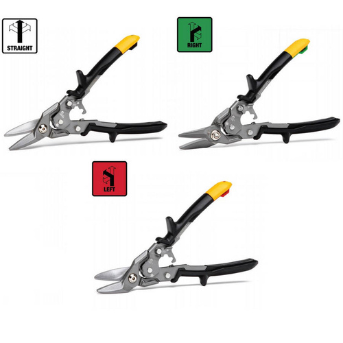 Nożyce do blachy ToughBuilt TB-H4S3-60 - zestaw 3 sztuk
