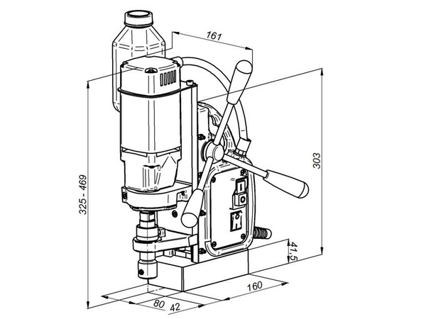 Wiertarka elektromagnetyczna Promotech PRO 30/1
