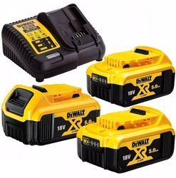  Zestaw 18V XR Ładowarka wielonapięciowa DCB115 XR + 3 akumulatory 5,0 Ah DeWalt DCB115P3