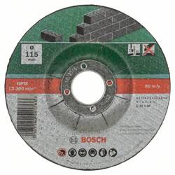 5-częściowy zestaw tarcz tnących, wygiętych, do metalu C 30 S BF 115x22,23 Bosch 2609256334