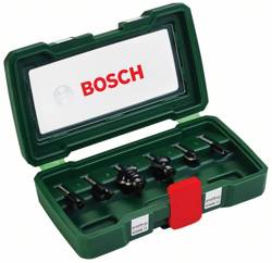 6-częściowy zestaw frezów HM (chwyt 1/4") Bosch 2607019462