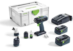 Akumulatorowa wiertarko-wkrętarka T18+3 HPC 4.0 I-Set FESTOOL 576989