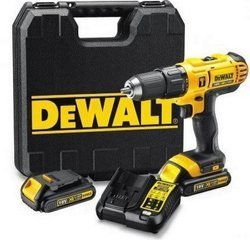 Akumulatorowa wiertarko-wkrętarka udarowa DCD716C2 DeWalt + 2 x akumulator + ładowarka + walizka