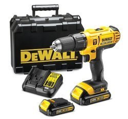 Akumulatorowa wiertarko-wkrętarka udarowa DCD776M1T DeWalt + 2 x akumulator + ładowarka + walizka