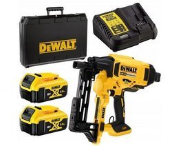 Akumulatorowy zszywacz do siatki ogrodzeniowej DCFS950P2 DeWalt + 2 x akumulator + ładowarka + walizka