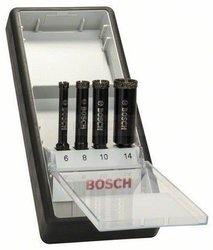 Bosch 2607019880 Zestaw 4 wierteł diamentowych do pracy na mokro Robust Line