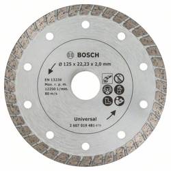 Diamentowa tarcza tnąca Turbo, Ø 125 mm Bosch 2607019481