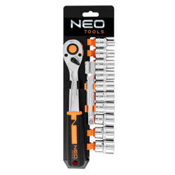 Klucze nasadowe NEO Tools 1/2'' zestaw 12szt. 10-030