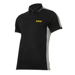 Koszulka polo LAHTI PRO-DeWALT - rozmiar S, czarno-szara