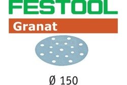 Krążek ścierny 150 mm STF D150/16 Granat gradacja P150 Festool