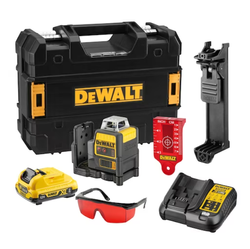 Laser liniowy DCE0811D1R DeWalt + akumulator + ładowarka + walizka