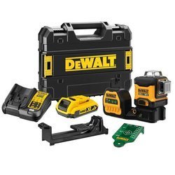 Laser wieloliniowy 3X360 zielony 12/18V XR DeWALT DCE089D1G18-QW + akumulator 2.0Ah