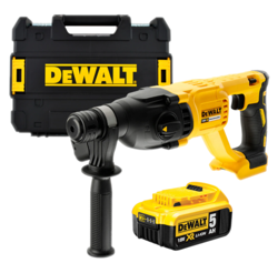 Młotowiertarka DeWalt DCH133 z walizką i akumulatorem 5,0 Ah