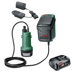 Pompa do deszczówki Bosch GardenPump 18V-2000 + 1x2.5Ah + ładowarka