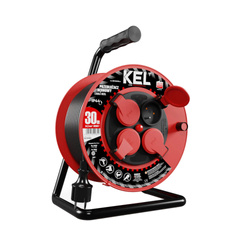 Przedłużacz bębnowy Kel Professional W-97055 30m 3x1,5