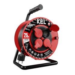 Przedłużacz bębnowy Kel Professional W-97921 25m 3x2,5