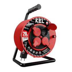 Przedłużacz bębnowy Kel Professional W-98043 20m 3x2,5