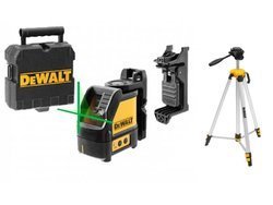 Samopoziomujący laser krzyżowy DeWalt DW088CG-XJ + Statyw DE0881T