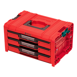 Skrzynia narzędziowa Qbrick System PRO Drawer 3 Toolbox Expert RED Ultra HD