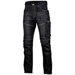 Spodnie jeansowe Slim Fit L czarne L4051703 Lahti Pro