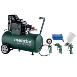 Sprężarka Metabo BASIC 250-50 W OF SET + LPZ 4