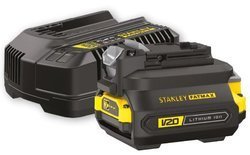 Stanley Fatmax SFMCB121D1-QW zestaw startowy z adapterem do akumulatorów