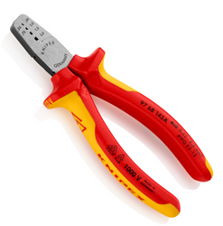 Szczypce do zagniatania tulejek kablowych Knipex 9768145