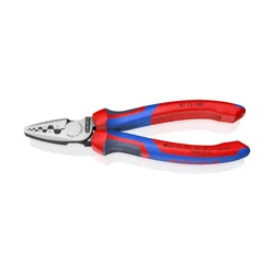 Szczypce do zagniatania tulejek kablowych Knipex 9772180