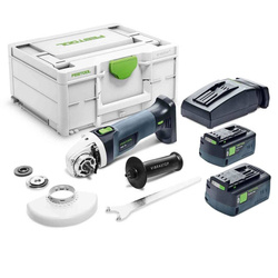 Szlifierka kątowa FESTOOL AGC 18-125 5,2 EBI-Plus - akumulatorowa