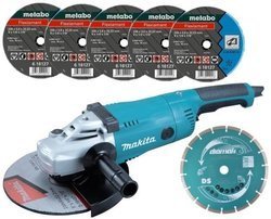 Szlifierka kątowa Makita GA9020R 230mm z zestawem tarcz