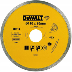 Tarcza diamentowa do DWC410 DeWalt DT3714