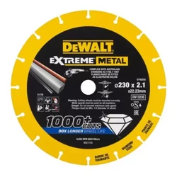 Tarcza diamentowa do cięcia stali 230 mm 22,23, 2,1 mm Dewalt DT40255-QZ