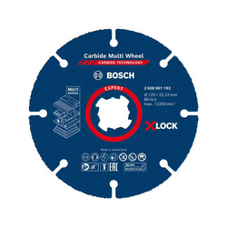 Tarcza do cięcia Bosch EXPERT Carbide Multi Wheel X-LOCK 125 mm